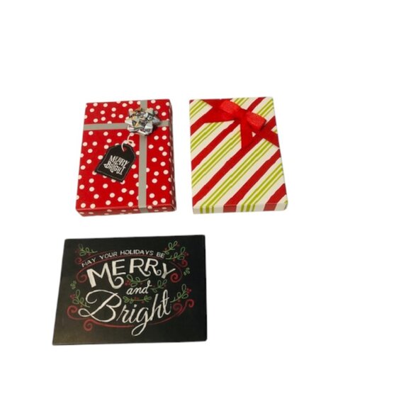 7 NEW Christmas Holiday Boxes Assorted - Picture 2 of 11